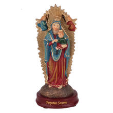 Estatua de resina de la Sagrada Virgen María de México, Estatua de la Sagrada Familia Católica, figura de Jesús, Jesús, Papá Noel 2024 - compra barato