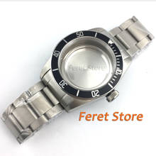 41mm Watch Case Black Bezel fit ETA 2836 Miyota 8205 8215 821A Mingzhu/DG 2813 3804 automatic movement 2024 - buy cheap