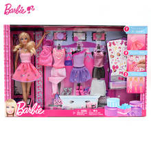 Original Barbie  Doll Toys Princess Designer Fashion Combo  Girll  Clothes Dress toys For children Baby Girls 2024 - buy cheap