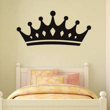 New Design Queen Crown Wall Stickers Beautiful Wall Decal For Kids Girls Room Vinyl Art Murals Removable Wallpaper Home Decor 2024 - buy cheap