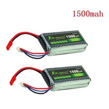 Limskey Power 7.4V Lipo Battery 2s 1500mah 25C 25c 30C for RC Qudcopter Helicopter Airplane Car JST / T Plug Toy 2S Battery 2PCS 2024 - buy cheap