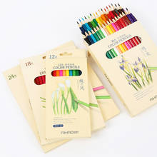 Lápis de madeira natureza para desenho 36 lápis de cor diferentes, conjunto de lápis de arte pastilha, papelaria, material de escritório, eb988 2024 - compre barato