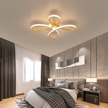 Lâmpada de led em estilo nórdico para quarto, lâmpada de teto pequena em forma de flor, para sala de estar ou de estudo 2024 - compre barato