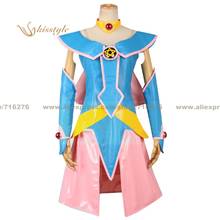 Аниме Yu-Gi-Oh! Игра король Темный волшебник девушка Униформа COS одежда косплей костюм, индивидуальный принимается 2024 - купить недорого