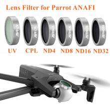 Parrot ANAFI фильтр для дрона CPL ND4 ND8 ND16 ND32 фильтр нейтральной плотности поляризационный объектив для Parrot ANAFI Drone аксессуары для Кардана 2024 - купить недорого