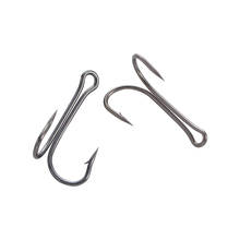 10pcs/lot Double Fishing Hook Carbon Steel Crank Barbed Jig Hook for Carp Fishing Fly Tying Soft Lure Fish Accessories 2024 - buy cheap