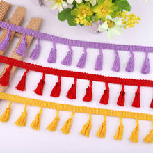 10Yards Lace Ribbon Tassel Fringe Cotton Ethnic Lace Trim Ribbon Sewing Dress Garment Curtain DIY Handmade Craft Accessories 2024 - buy cheap