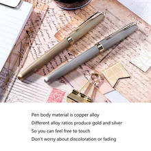 1Pcs The New Classical lattice design Fountain Pen JINHAO 75 F Nib Gold Trim Removable Ink Converter Business fountain pen 2024 - buy cheap