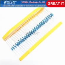 Resistor de filme de metal 100 ohm 1/4w 820 1% w 1/4w, resistência em estoque 0.25 peças 2024 - compre barato