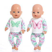 ReBorn Born New Baby Doll Clothes 43cm Fit 18 inch Doll Unicorn Butterfly Boy's Clothes Accessories For Baby Birthday Gift 2024 - buy cheap