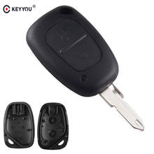 KEYYOU-carcasa de llave de coche con 2 botones, funda de mando a distancia para Vauxhall, Opel, Vivaro, Renault Movano Trafic, Renault Kangoo 2024 - compra barato