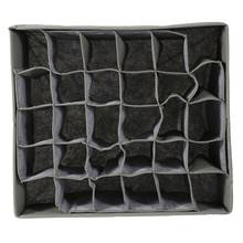 30 células dobráveis carvão de bambu, carvão vegetal, meias, organizador de gavetas, caixa de armazenamento, de polipropileno, não tecido, caixa separada 11l 2024 - compre barato