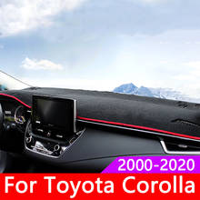 for Toyota Corolla 2000-2006-2014 2015 2016 2017 2018 2019 2020 Car Dashboard Avoid Light Pad Platform Desk Cover Mats Carpets 2024 - buy cheap