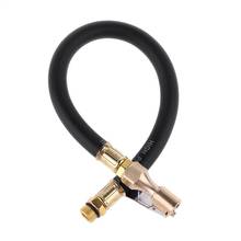 Car Tire Inflator Hose 1/4" Fast Self-locking Chuck Pressure Gauge Air Hose Tube Y98E 2024 - buy cheap