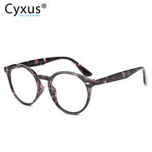 Cyxus Designer Trendy Anti Blue Light Reading Glasses Floral Frame Transparent Lens Unisex Eyewear 2067 2024 - buy cheap