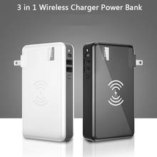 10000mAh QI Wireless Charger Power Bank Portable Fast Charging Powerbank for iPhone 12 Xiaomi Samsung Type C Poverbank with Plug 2024 - buy cheap