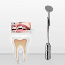 MoutMirror-Herramienta de higiene Dental, instrumento de Metal iluminado con LED, para cuidado bucal 2024 - compra barato