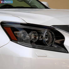 Автомобильный головной светильник Защитная фронтальная пленка светильник прозрачные курил черный ТПУ Стикеры для Lexus GX усилительный насос GX460 2014-2020 аксессуары 2024 - купить недорого