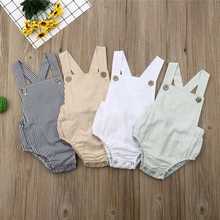 Solid Baby Girl Bodysuit Summer Fashion Casual Slim Newborn Baby Boy Cotton Bodysuit Jumpsuit Outfit Clothing Set 0-3 Years 2024 - buy cheap