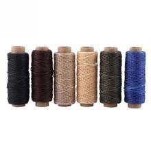 1Pcs 50M 150D 1mm Leather Waxed Thread Cord DIY Flat Waxed Thread Craft Tool Hand Stitching Thread Flat Waxed Sewing Line 2024 - buy cheap