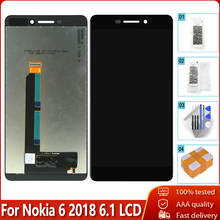 100% Original OEM For Nokia 6.1 LCD Display Touch Screen Digitizer Assembly Replacement Parts Free Tool For Nokia 6.1 LCD 2024 - buy cheap