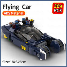 Bloques de construcción MOC Flying Car para niños, juguete de ladrillos para armar coche volador, sci-fi serie Classic, ideal para regalo, código 1982 2024 - compra barato