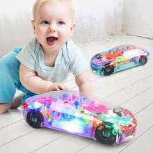 Coche de rueda Universal con luz LED intermitente para niños, juguete educativo con rotación de 360 grados, con música, regalo 2024 - compra barato