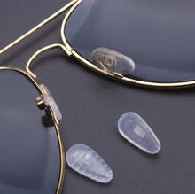 Almofada nariz silicone antiderrapante para óculos óculos óculos sol 2024 - compre barato