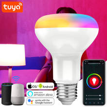 LED RGB Bulb E27 RGBWW Dimmable Color Changeable Tuya Wifi Smart Light 15W 85-265V Led Lamp Work With Alexa Google Home APP 2024 - buy cheap