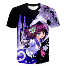 2020 New Summer style Anime Angel Beats T Shirt Men Women Children Cool Tops Boy Girl 3D T-Shirt Fashion Casual Tees Cool Tshirt 2024 - buy cheap