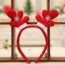 Diadema navideña para niños y mujeres, guantes de oso de Papá Noel, diadema de Navidad, accesorios, regalos de joyería 2024 - compra barato