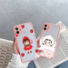 Sweet Peko Milk Milky cute cartoon Phone Cases Matte Transparent for iPhone 7 8 11 12 s mini pro X XS XR MAX Plus cover funda 2024 - buy cheap
