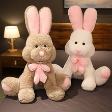 50-100cm macio coelho recheado animal brinquedos de pelúcia americano coelho bonecas branco coelho pelúcia brinquedos namorada dia dos namorados presente 2024 - compre barato