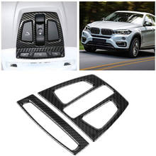 Tira embellecedora de cubierta de panel de lámpara de lectura, estilo de fibra de carbono ABS, para BMW Serie 3, F30, F34, X5, X6, X1, X2 2024 - compra barato