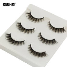 MAANGE New 3D Mink Eyelashes Natural Long False Eyelashes Handmade Makeup Beauty Thick Eye Lashes Extension Tools For Sexy Women 2024 - buy cheap