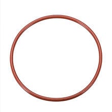 Силиконовое уплотнительное кольцо, внешний диаметр 105 мм, внутренний диаметр 98 мм, ширина 3,5 мм, уплотнительное кольцо VMQ, красное 2024 - купить недорого