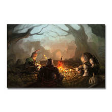 Lote con estampado de Dark Souls, póster de juego popular de 13x20 pulgadas para decoración de habitación, estilo a elegir, de seda, 009 2024 - compra barato
