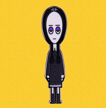 Wednesday Addams seldom shows emotion and is generally bitter. Just like a lot of us. Show your darker side with this enamel pin 2024 - buy cheap