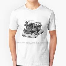 I'm A Writer - Typewriter T Shirt 100% Pure Cotton Im A Writer Typewriter Book Sunset Boulevard Sunset Blvd Quote Joe Gillis 2024 - buy cheap