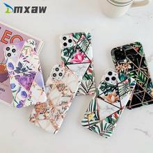 Plating Flower Silicone Phone Case For iPhone 12 11 Pro XS Max 12 mini XR XS X 8 7 6 6s Plus SE 2020 Case TPU Back Cover 2024 - buy cheap