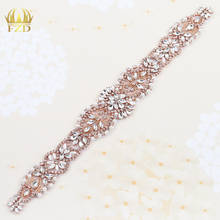 (30pieces) Wholesale Hot Fix Iron Beaded Sew On Crystal Appliques for Wedding Dresses and Diy Bridal Sash or Headbands 2024 - buy cheap