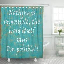 Life Inspirational Motivating Wise Quote from Audrey Hepburn Clever Shower Curtain Waterproof Polyester Fabric 60 x 72 Inches 2024 - buy cheap