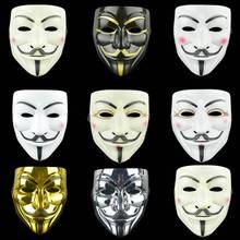 Halloween Christmas Party Movie Cosplay V For Vendetta Hacker Mask Anonymous Guy Fawkes Gift Adult Kids Film Theme Mask Joker 2024 - buy cheap