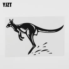 YJZT 16.4CMX10.2CM Cartoon Kangaroo Australian Animals Decal Vinyl Car Sticker Black/Silver 8A-0162 2024 - buy cheap