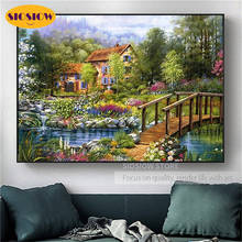 5D DIY Diamond Painting Tree House Scenery Landscape Full Square Drill Cross Stitch Mosaic Pattern Daimond Embroidery Decor Home 2024 - buy cheap