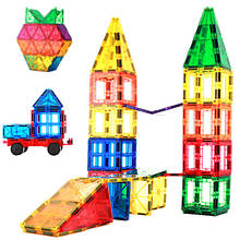 15-60PCS Big Magnetic Designer Construction Set Model &Building Toy Magnetic Blocks Educational Toys For Children Kids Gift 2024 - buy cheap