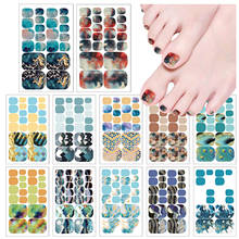 Nail Sticker Set Nail Art Decals Stickers For Manicure Toe Nail Art Adhesive Foils Wraps Stickers Tips-shiny Foot-decoration 2024 - buy cheap