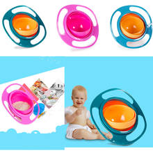 Universal Gyro Training Bowl Practical Design Children Rotary Balance Novelty 360 Degrees Rotate Spill-Proof Baby Feeding Dishes 2024 - buy cheap