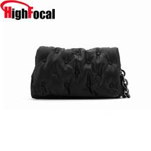 Designer Thick Chain Handbags Women's Bag 2020 Luxury Black Retro Denim Messenger Bags Female Armpit Shoulder Bag Clutch Purses 2024 - buy cheap