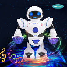 2020 Smart Space Dazzling Music Robot LED Light Electric Dancing Space Walking Robot Toy Educational Toys For Boys Gifts 2024 - buy cheap